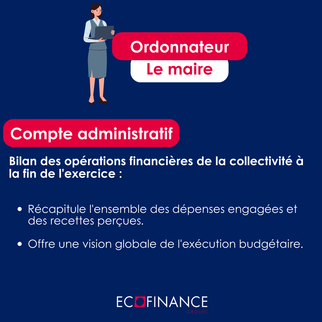 La séparation en l'ordonnateur et le comptable public_Compte administratif_Ecofinance