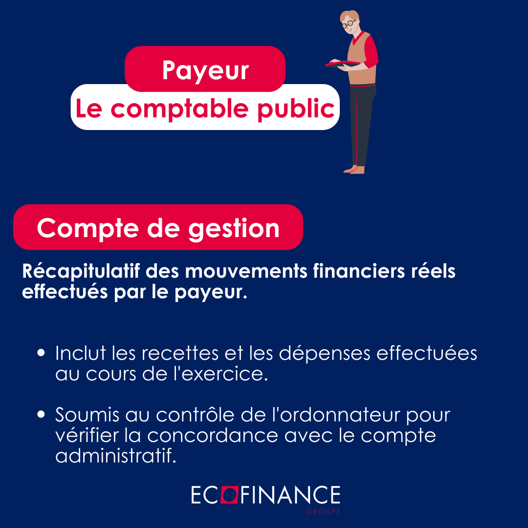 La séparation en l'ordonnateur et le comptable public_Compte de gestion_Ecofinance